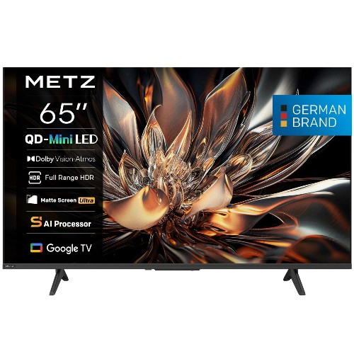 TV UHD METZ 65MNH7000 QLED GOOGLE TV MINI LED 120Hz 5ETH ΕΓΓΥΗΣΗ